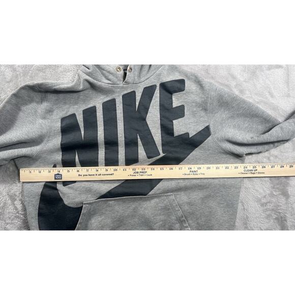 Vintage Y2K 2000s Nike Big Swoosh Spellout Hoodie Sweatshirt Size XXL RARE - Picture 8 of 16